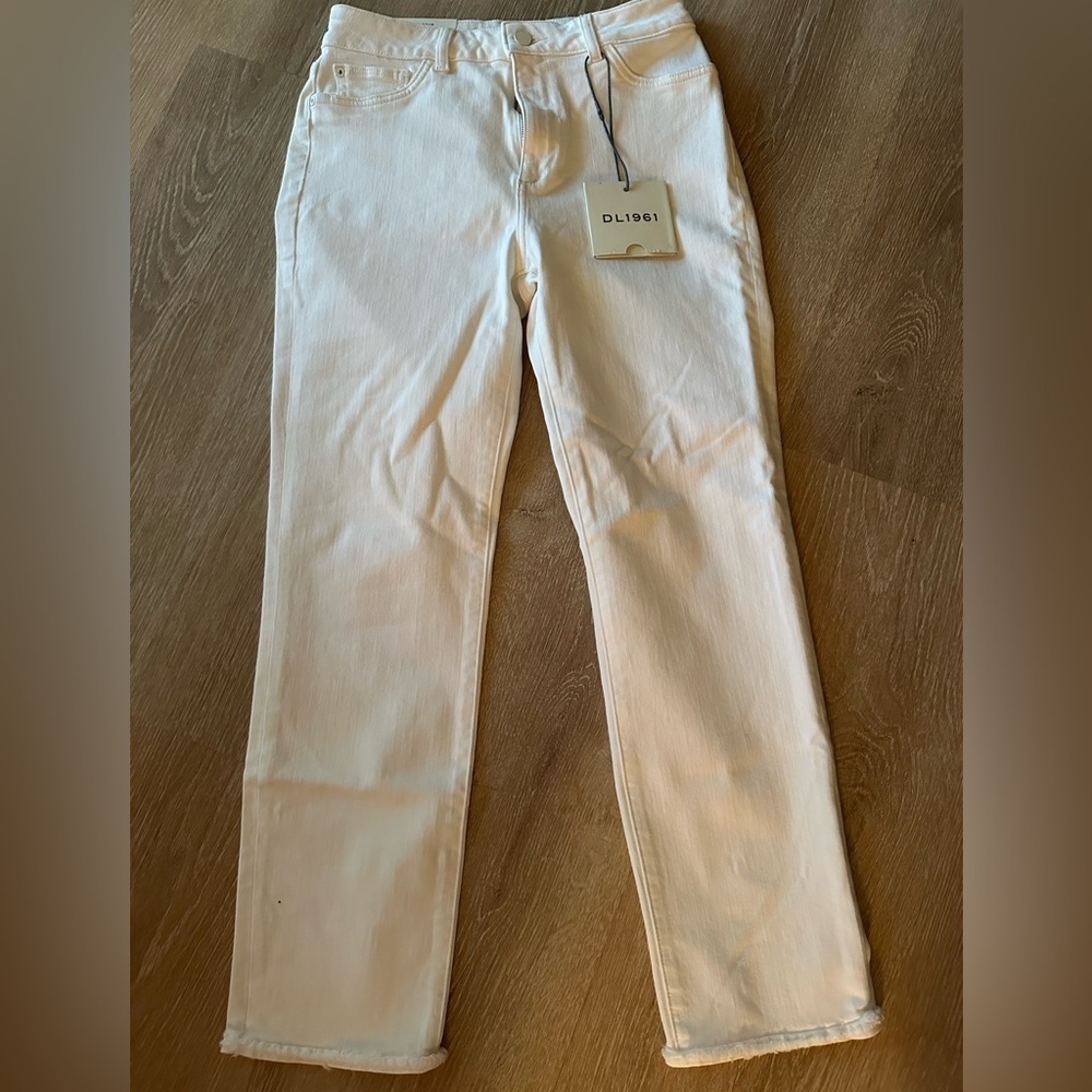 NWT DL1961 Cream Mara Ankle Jeans size 29